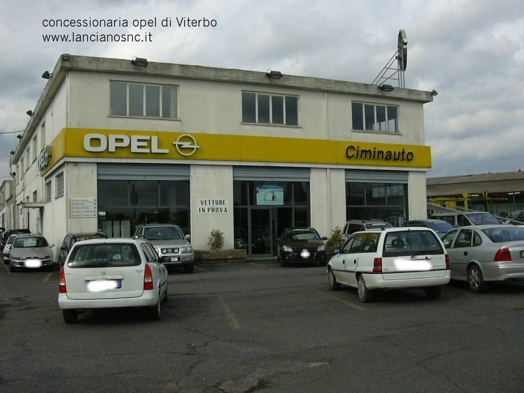 ciminauto concessionaria opel per viterbo